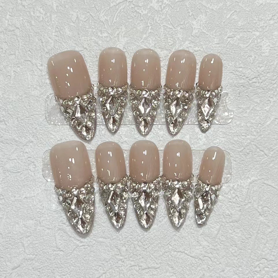 10 adet, düğün partisi ve ziya - Nail Art Press On incelemesi ve fiyatı